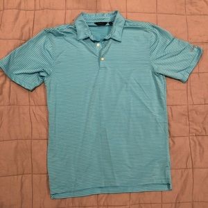 Light blue golf polo